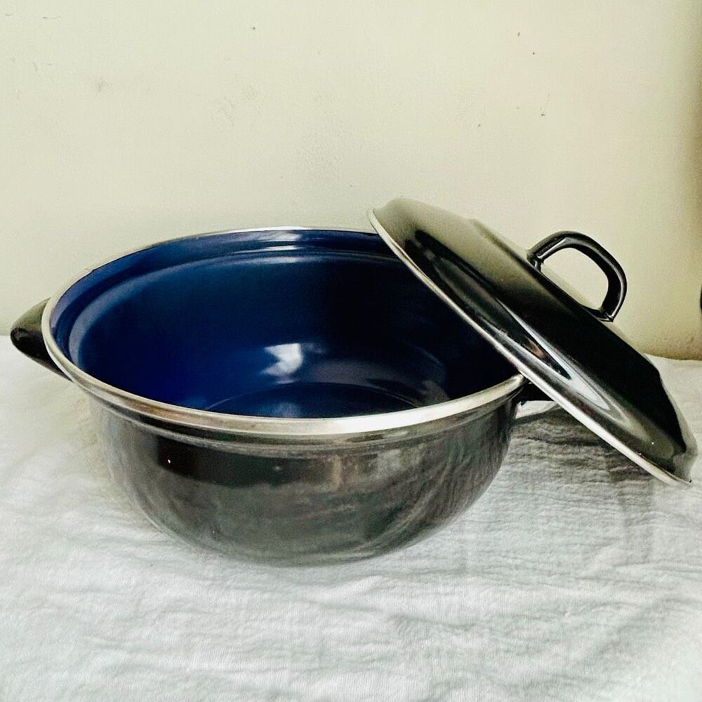 BK Holland Indigo Dutch Oven Pot with Lid